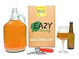 Eazy Brewing®Kit de elaboración de cerveza de 5 litros - Cerveza rubia (Pale Ale) - Caja de...