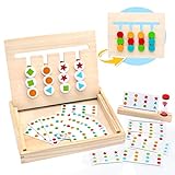 Symiu Juguetes Niños 3 Años Juguetes Montessori Tablero Juego de Madera Puzzles Infantiles...